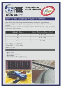 PVC Grating Plastic Drainage vehicle grade