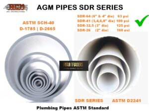 agm pipes upvc sdr series for drain sewer prices rates in karachi lahore islamabad