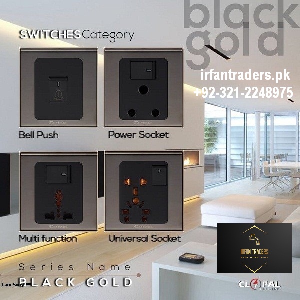 Black Gold Switches Clopal Electric price rates karachi
