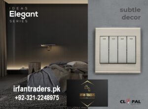 Clopal Electric Grey Switches Elegant Series rates price karachi