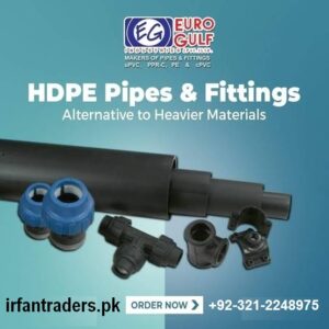 HDPE Pipe fitting for Water PE100 Euro Gulf Karachi