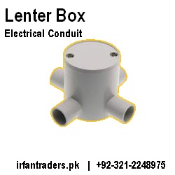 Lenter Box 3 inch Electric Conduit Fitting Jeddah Polymer Karachi