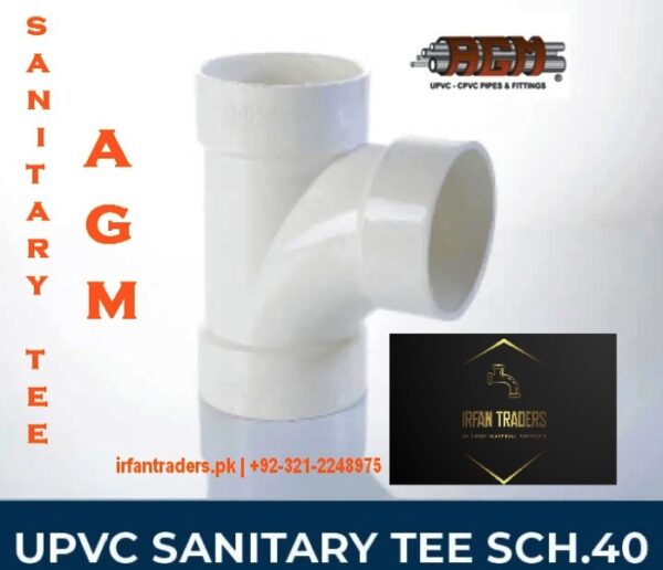 Sanitary Tee uPVC AGM Pipe Fitting Price list rates in Karachi Lahore