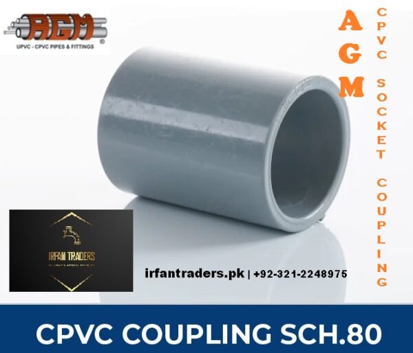 agm cpvc socket coupling sch80 hot water rates prices karachi