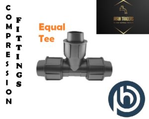 Equal Tee Compression Fitting Hydroplast PP PE