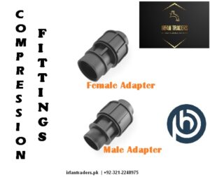 Male Female Adapter Compression Fitting Hydroplast PP PE