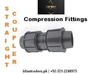 Straight Coupler Compression Fitting Hydroplast PP PE