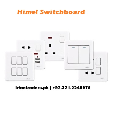White Switch Socket Designs in Karachi