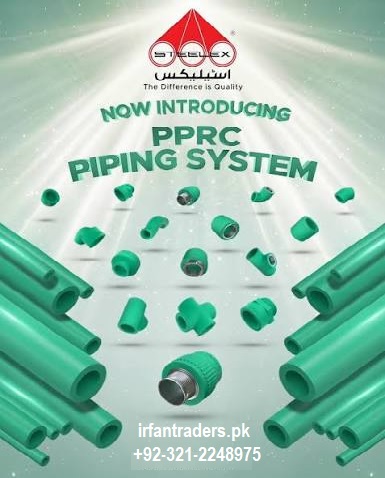 Steelex PPRc Pipe fitting price rate shops suppliers in Karachi Pakistan